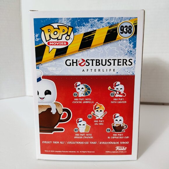 Pop! Movies - Ghostbusters Afterlife - Mini Puft in Cappuccino Cup #938 - Picture 3 of 6